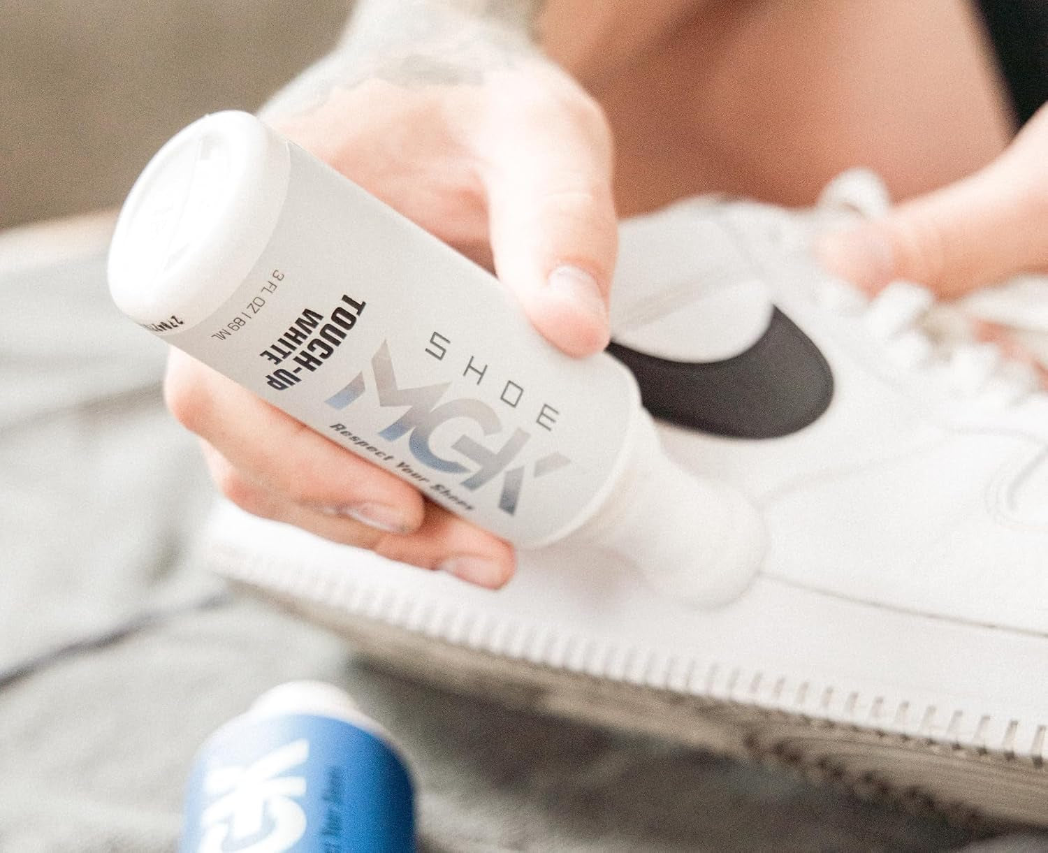 MVP Shoe Cleaner Kit Shoe Cleaner & Conditioner, Water & Stain Repellent, White Touch up & Brush