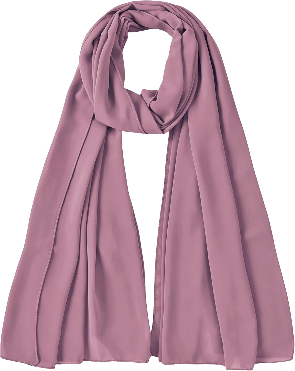 Premium Chiffon Hijab Head Scarf Shawl Wrap for Muslim Women Lightweight