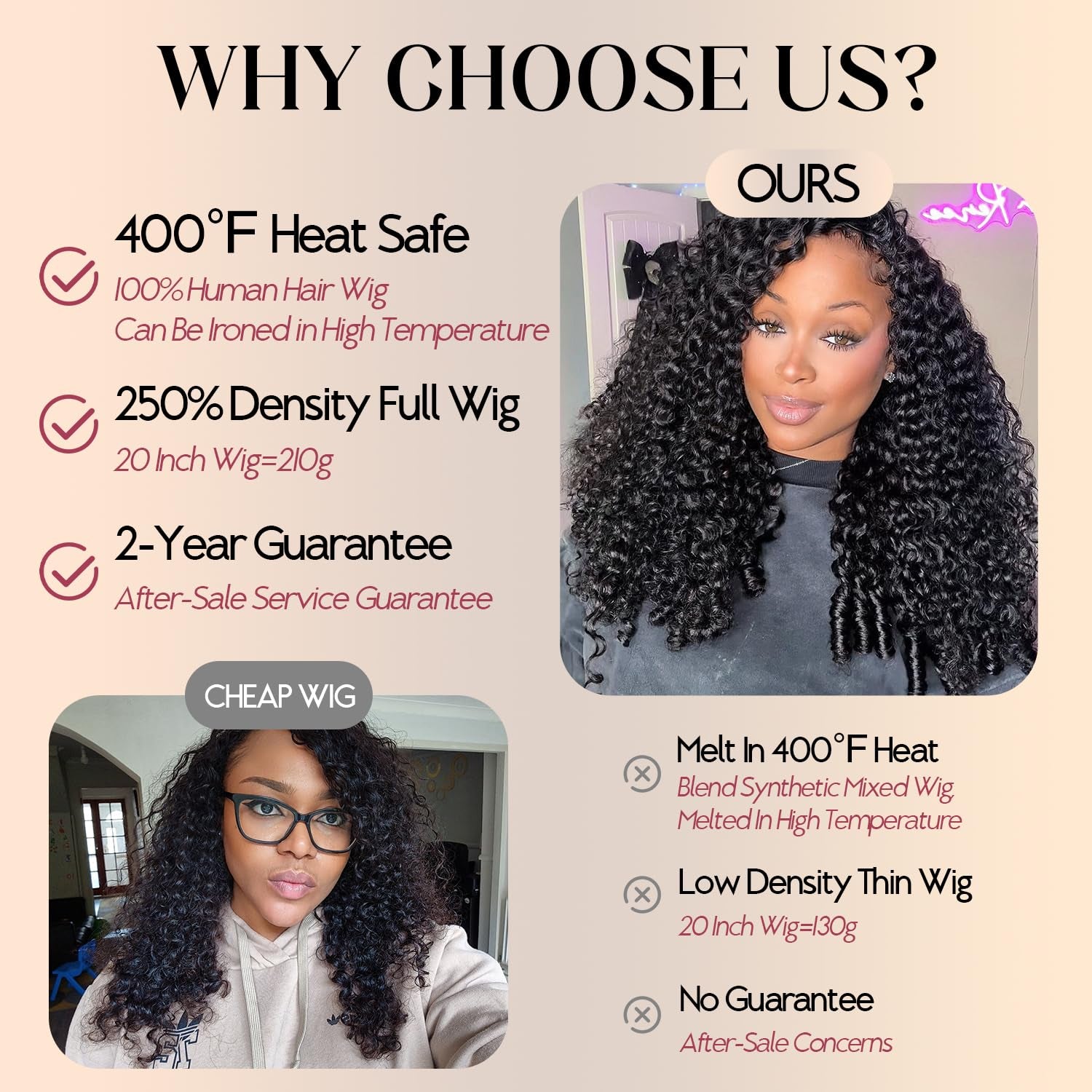 250% Density 20 Inch Burmese Curly Half Wig,100% Human Hair,[2-Year Life,210G], 3 in 1 Glueless Human Hair Half Wig Seamless Flip over Half Wigs for Black Women No Glue No Lace Curly Wig