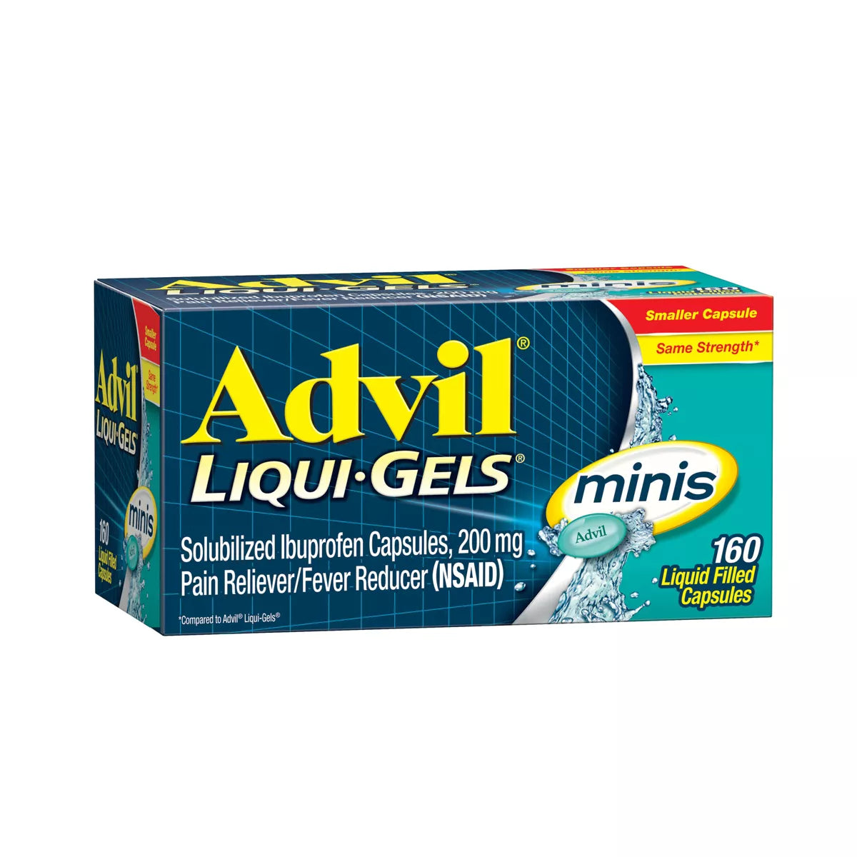Advil Pain Reliever/Fever Reducer Liqui-Gel Minis - Ibuprofen (NSAID)