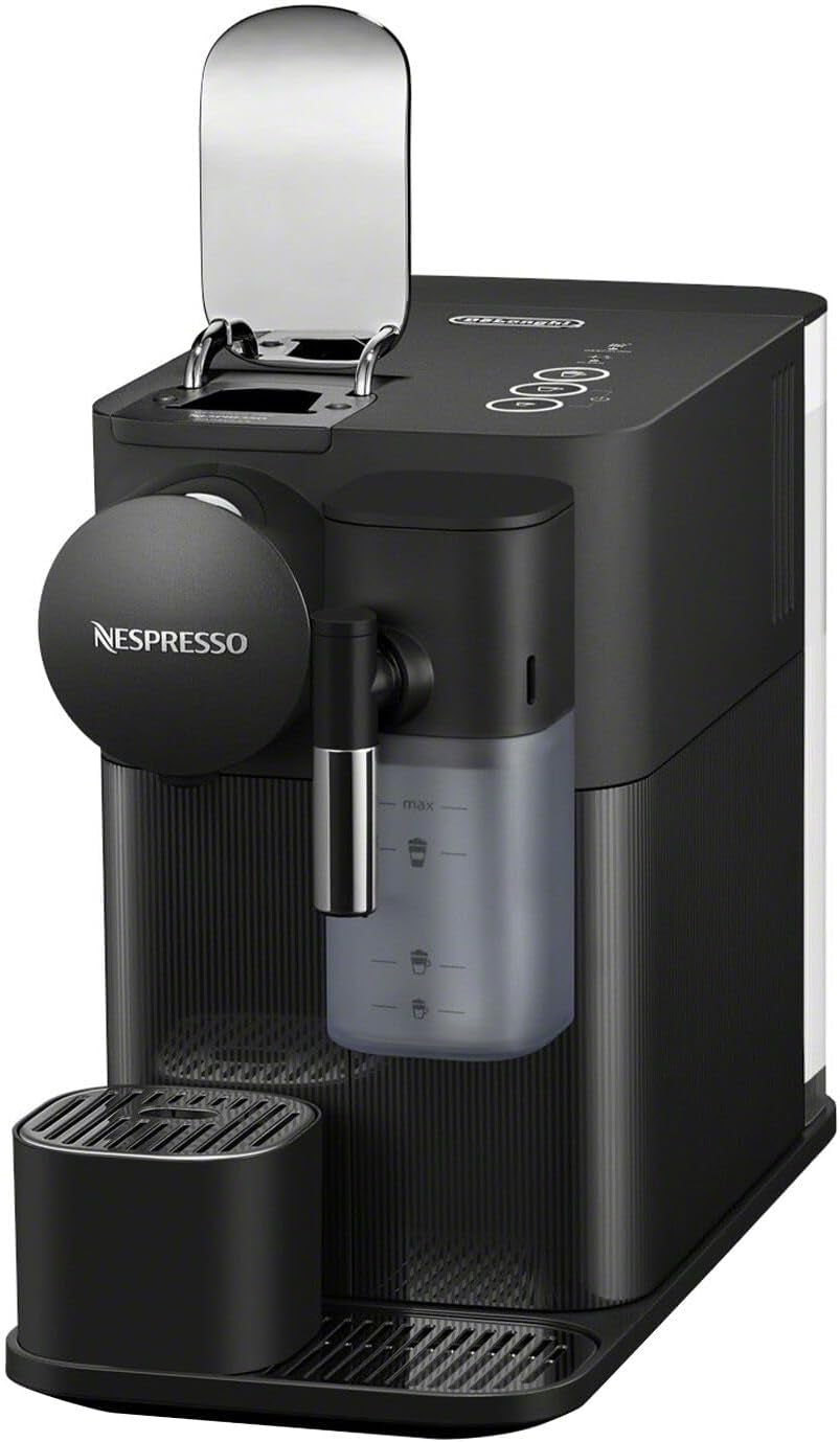 Nespresso Lattissima One Original Espresso Machine with Milk Frother by De'Longhi, Silky White | Porcelain White Original Espresso Machine by De'Longhi. One Touch Cappuccinos and Lattes, Dishwasher Safe Milk Tank.
