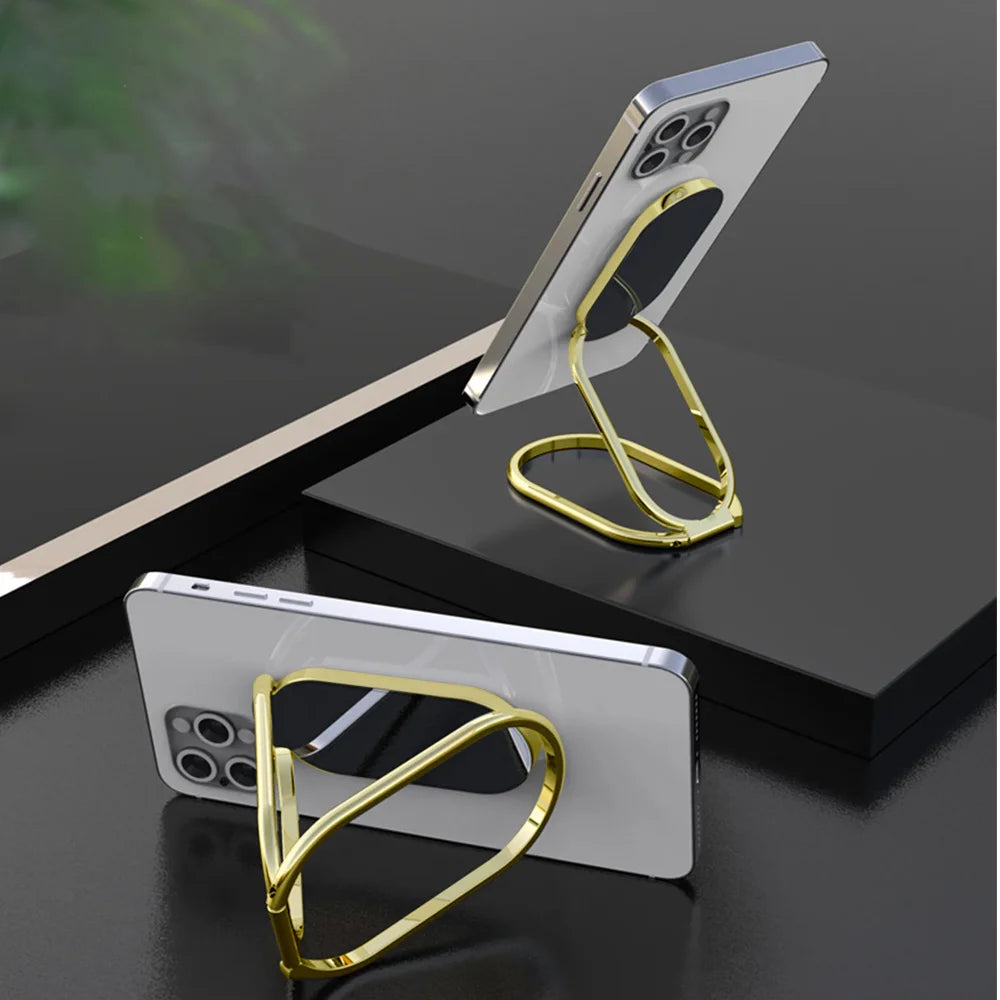 Ring Holder Multifunctional Rotatable Metal Folding Mobile Phone Holder Lazy Back Sticker Ring Buckle Holder Mobile Phone Tablet