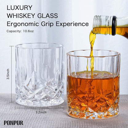 Gifts for Men Dad Fathers Day, Whiskey Decanter Set with 2 Glasses, Unique Cool Dad Birthday Gift from Daughter Son, Best Christmas Retirement Present for Man Father