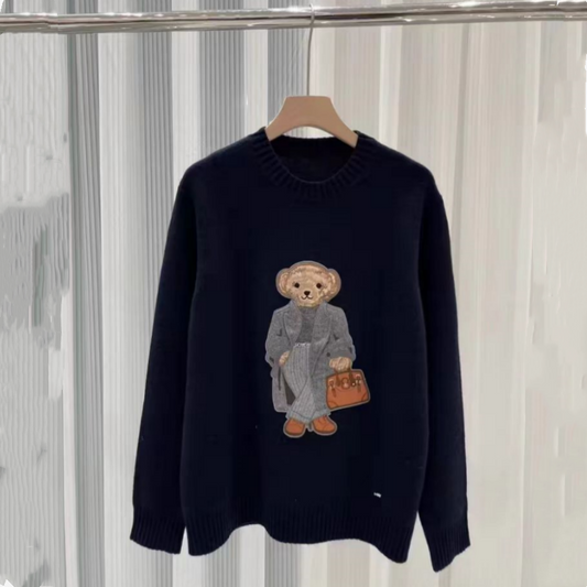 Ralph Lauren Cashmere Bear Knit Pullover