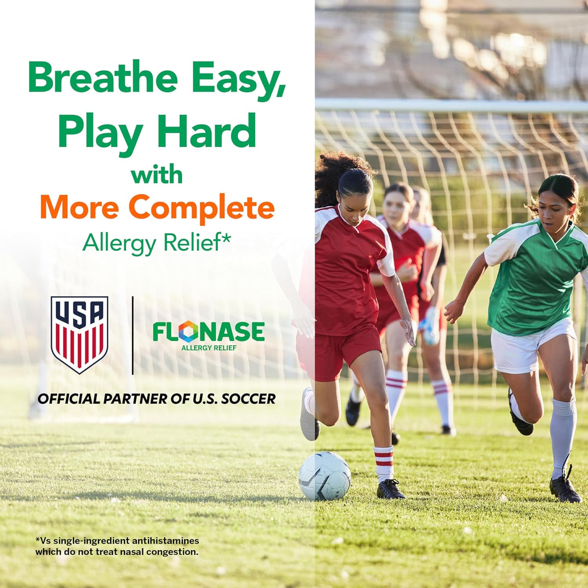 Nasal Spray for Allergy Relief, Tissues Included, 144 Sprays