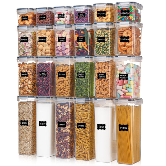 24-Pack Airtight Food Storage Containers