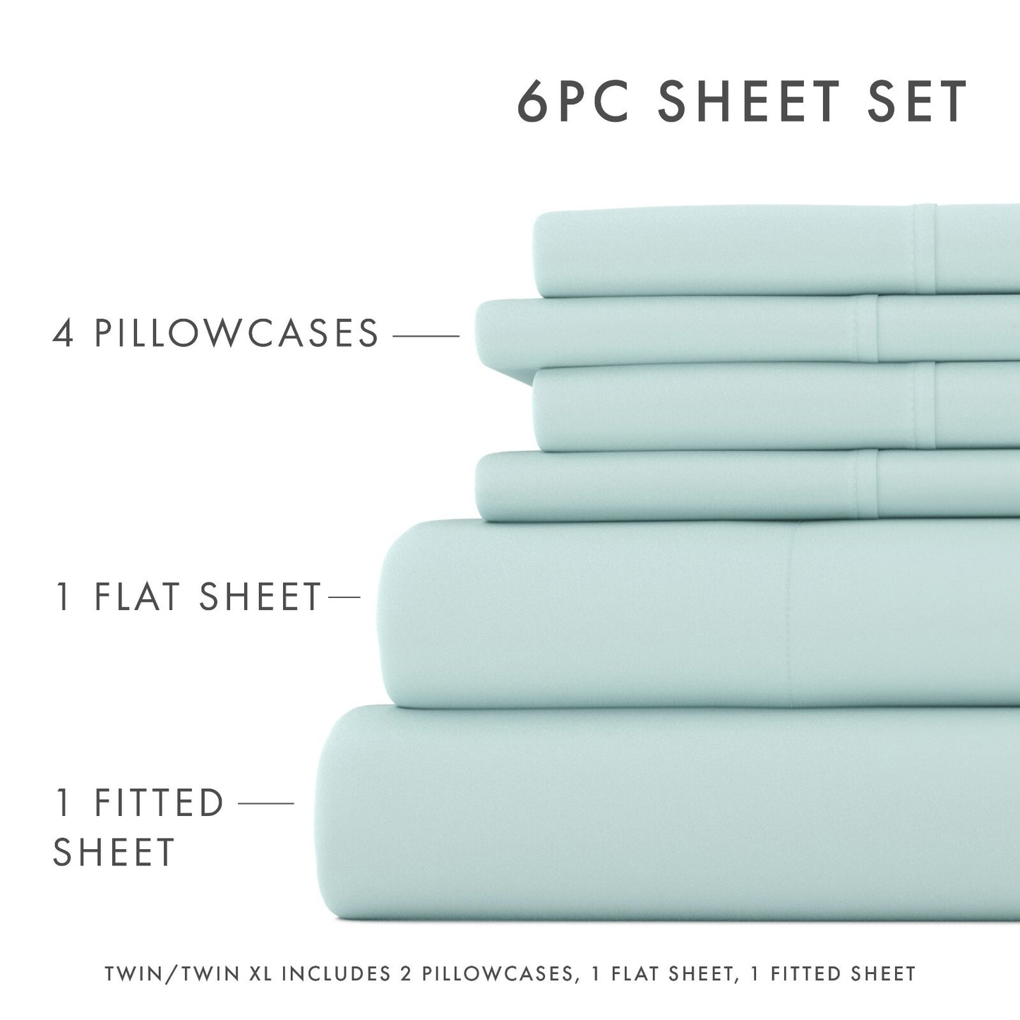 Luxury Comfort 6PC Sheet Set by Kaycie Gray Hotel Collection