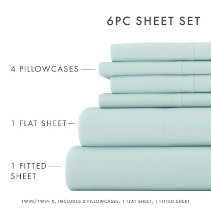 Luxury Comfort 6PC Sheet Set by Kaycie Gray Hotel Collection