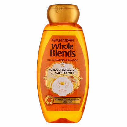 Whole Blends Shampoo with Moroccan Argan & Camellia Oils Extracts, for Dry Hair, 2 Count