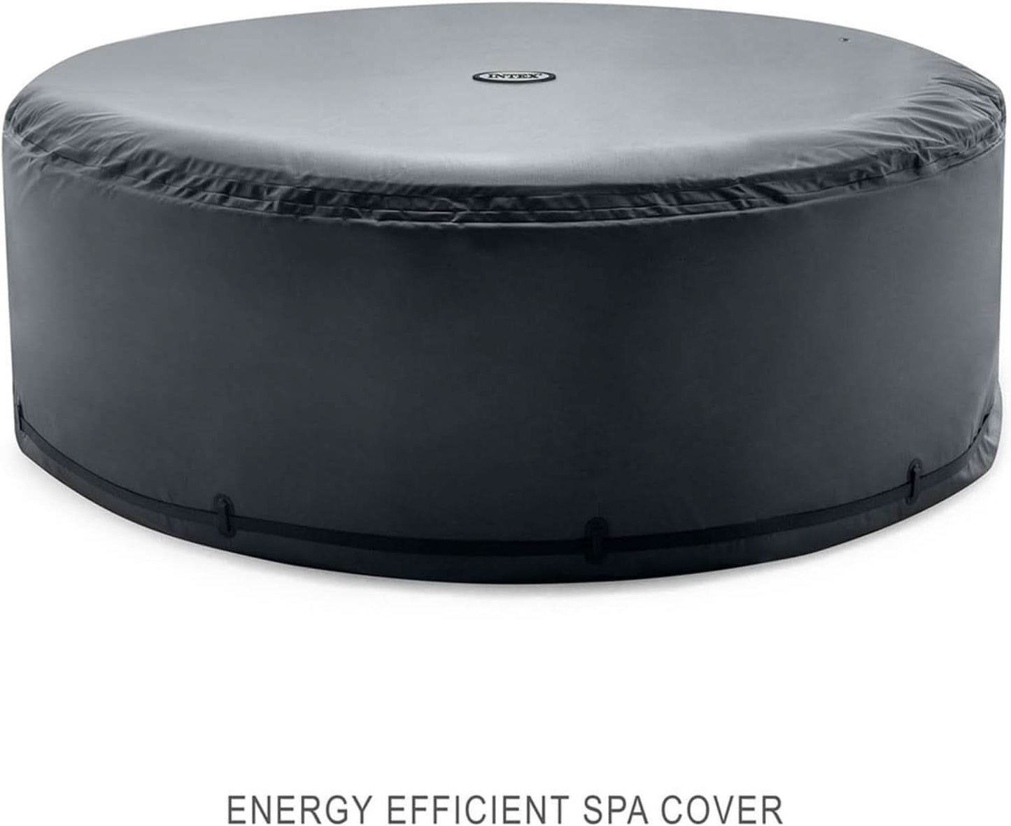 6 Person Inflatable Hot Tub With 140 Bubble Jets Spa-2
