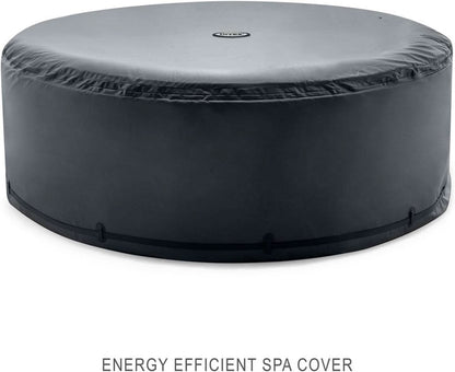 6 Person Inflatable Hot Tub With 140 Bubble Jets Spa-2