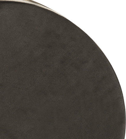 Gohana Modern Mirrored Tray; 16 Inch Diameter; Gold; Decorative round Mirror Tray for Storage and Display