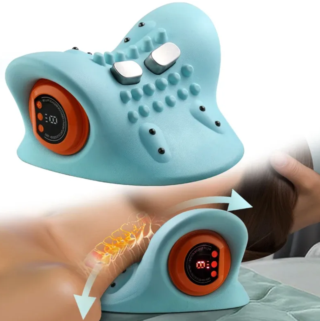 Portable Cervical Spine Relief Neck Massager Pillow