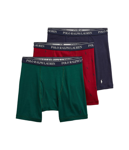 Ralph Lauren Classic Fit w/Wicking 3-Pack Boxer Briefs XL