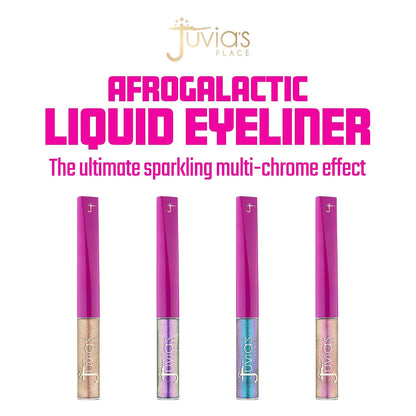 Afrogalactic Glitter Liner Unique - Glitter Liquid, Waterproof, Multi-Dimensional Gel, Metallic Liquid, Holographic, and Iridescent Liner