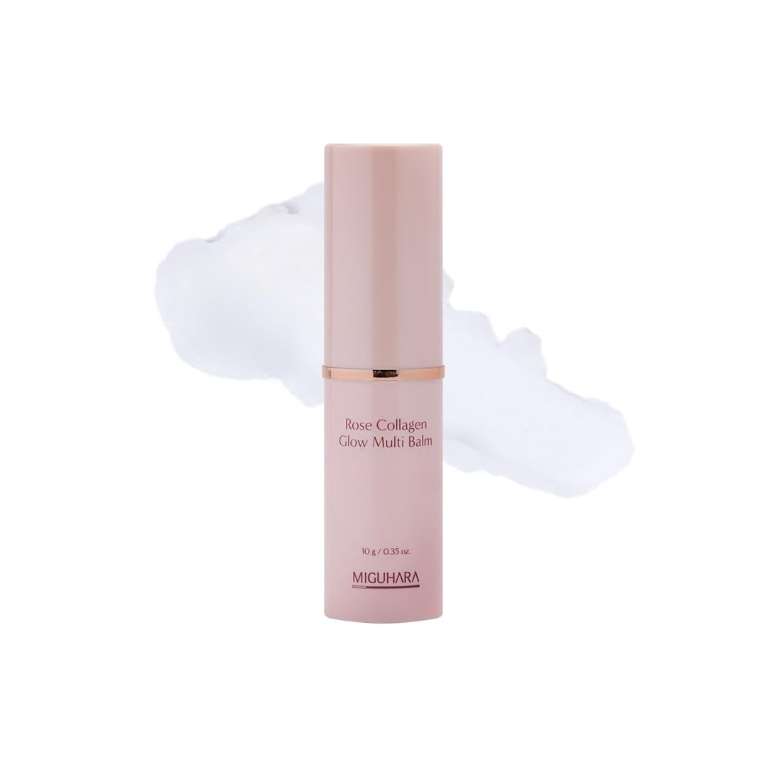 Rose Collagen Glow Multi Balm | Korean Skincare All-in-One Hydrating Multi Balm Stick (10g/0.35 oz.)