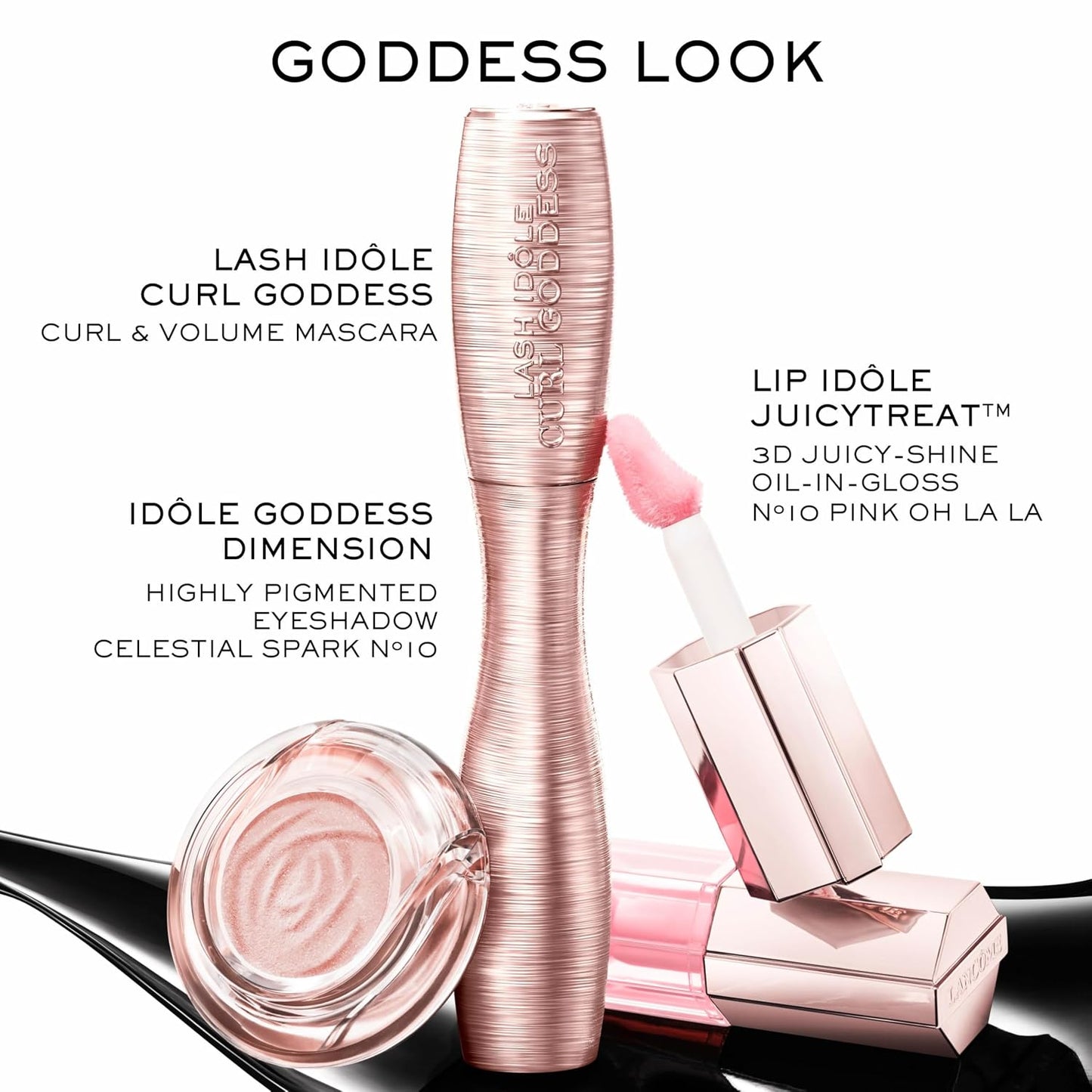 Lancôme Curl Goddess Mascara – Volumizing & Curling Mascara - 01 Black | Volume Mascara for Dramatic Lashes - 1.5X Curl Boost, +800% Volume, 30H Hold - Clump-Free, Weightless & Fanned-Out Lashes