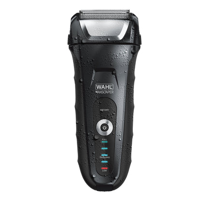 Manscaper Shaver, Lithium Ion Rechargeable, Waterproof Wet/Dry Flex Hypoallergenic Foils, for Men, 7074