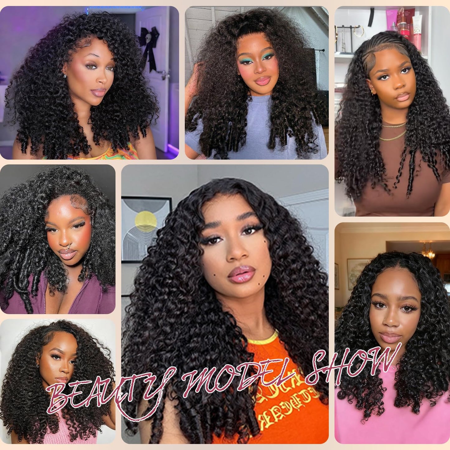 250% Density 20 Inch Burmese Curly Half Wig,100% Human Hair,[2-Year Life,210G], 3 in 1 Glueless Human Hair Half Wig Seamless Flip over Half Wigs for Black Women No Glue No Lace Curly Wig