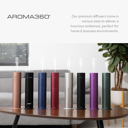 Aroma360-Mini Pro Scent Diffuser-Aroma Diffuser for Essential Oils-Cold-Air Diffusion-600Sq.Ft. Coverage-Waterless Air Diffuser-Green-Works Exclusively with Pro Pod Bottles
