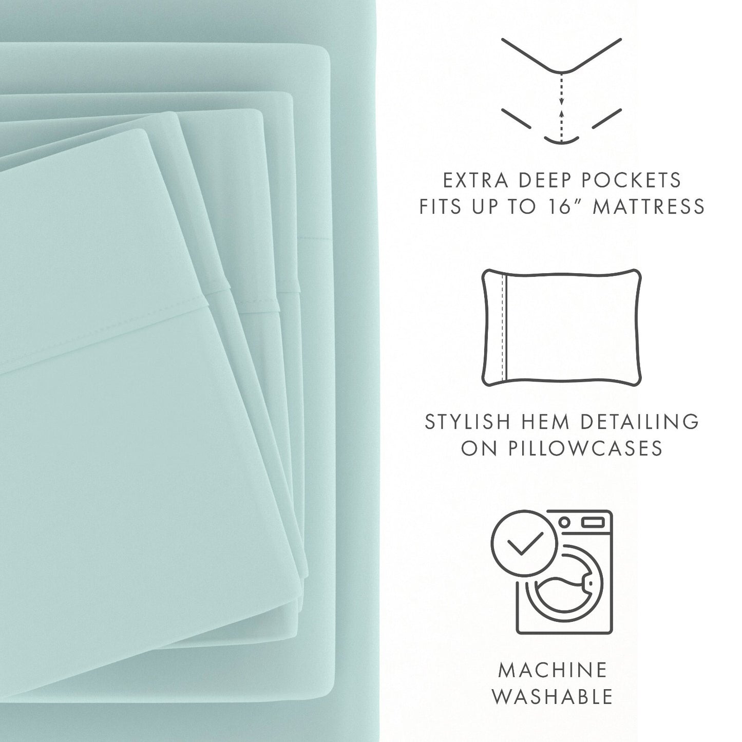 Luxury Comfort 6PC Sheet Set by Kaycie Gray Hotel Collection
