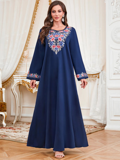 Luxury Abaya Diamond Caftan Dress