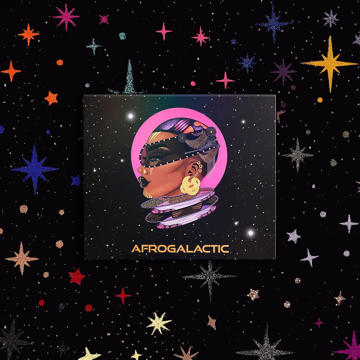 Afrogalactic Glitter Liner Unique - Glitter Liquid, Waterproof, Multi-Dimensional Gel, Metallic Liquid, Holographic, and Iridescent Liner