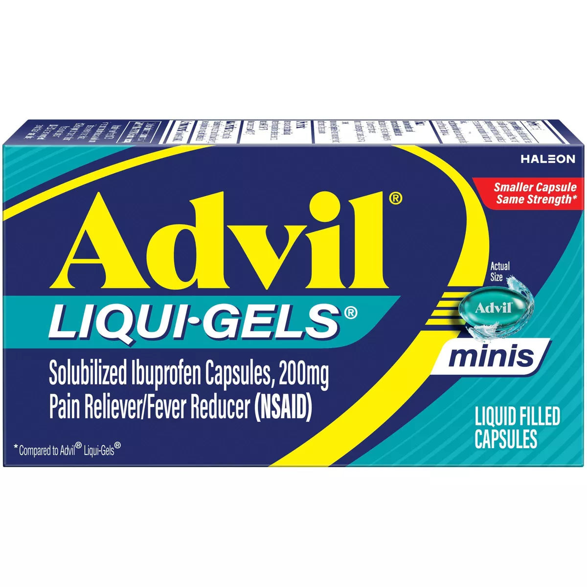 Advil Pain Reliever/Fever Reducer Liqui-Gel Minis - Ibuprofen (NSAID)