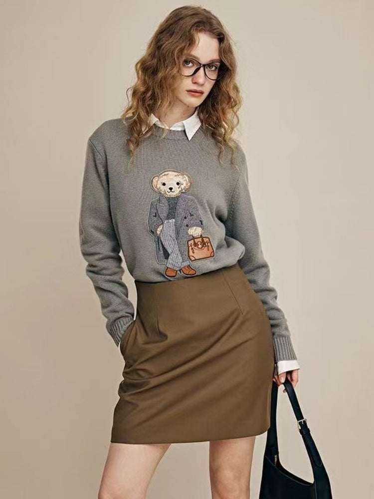 Ralph Lauren Cashmere Bear Knit Pullover