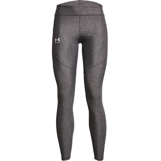 Under Armour Womens HeatGear Full Leggings Carbon Heather (090)/White XX-Large