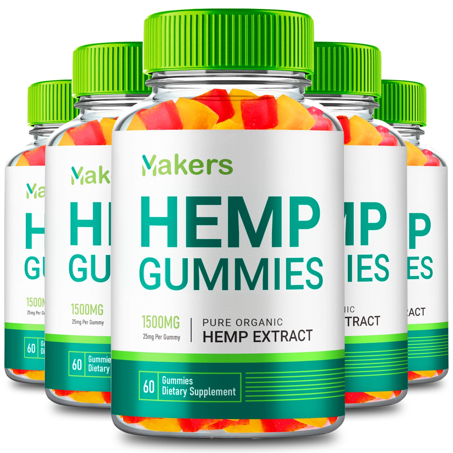 (5 Pack) Makers Gummies Health and Wellness Support Extra Strength (300 Gummies)