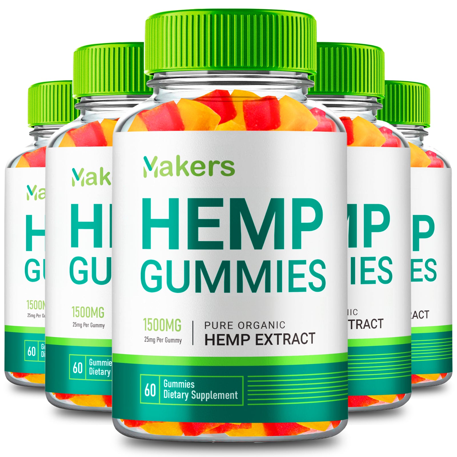 (5 Pack) Makers Gummies Health and Wellness Support Extra Strength (300 Gummies)