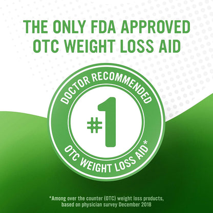 Weight Loss Supplement, Orlistat 60 Mg Capsules, 60 Count Starter Pack