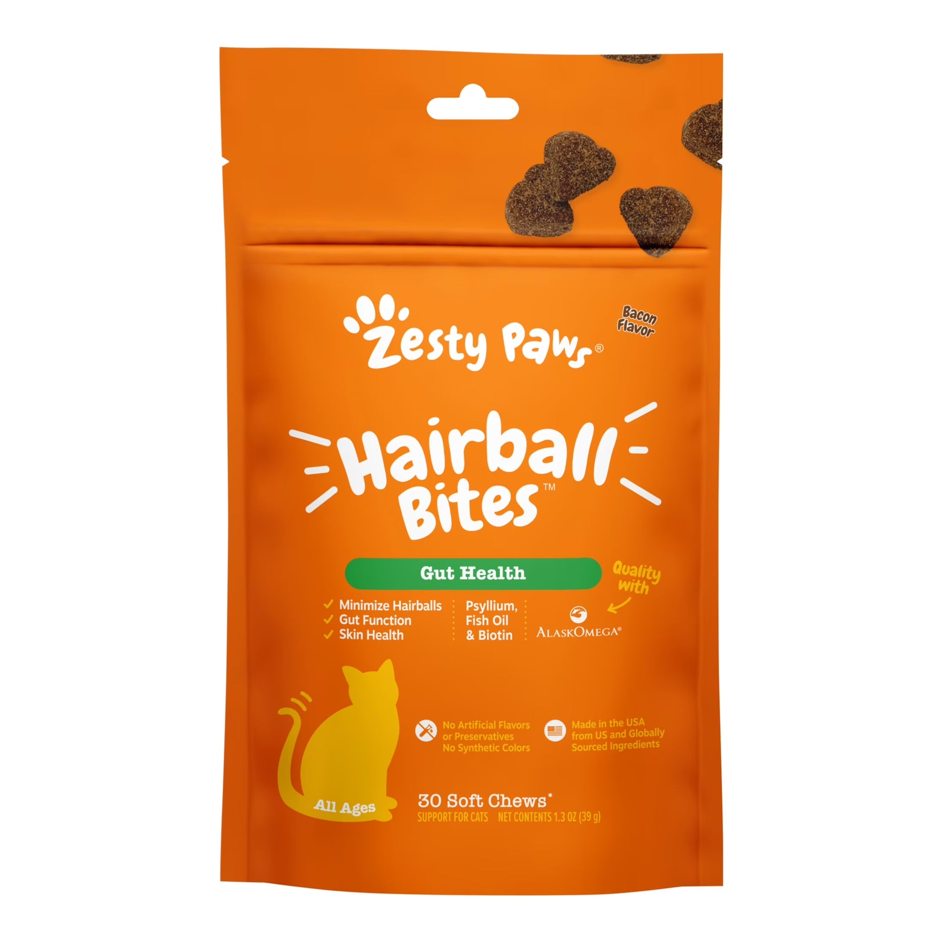 Cat Hairball Bites, 30 Count