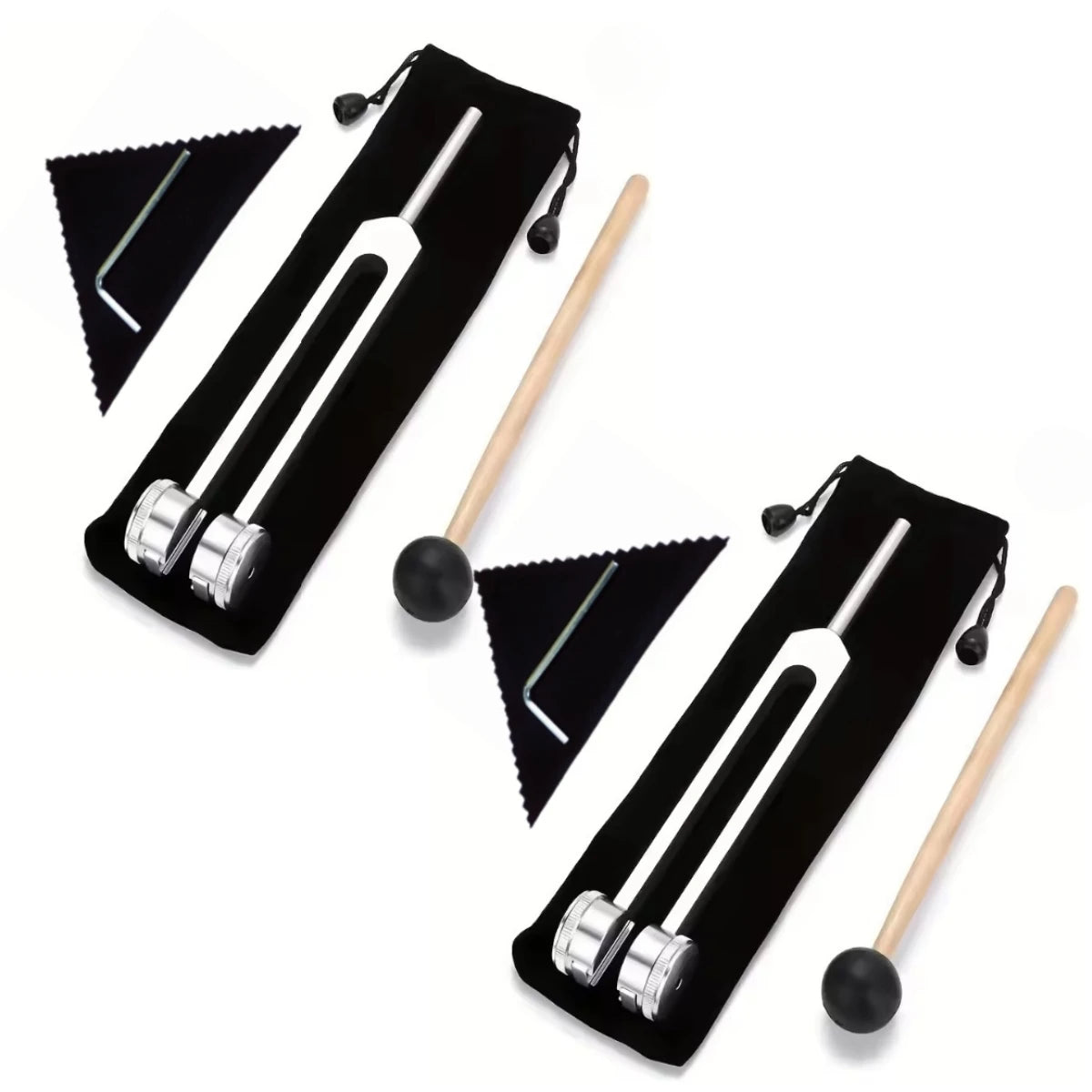 128 Hz Tuning Fork Set Weighted Bio-Acoustic Tuning Fork for Healing Chakra,Sound Therapy,Reliever Stress