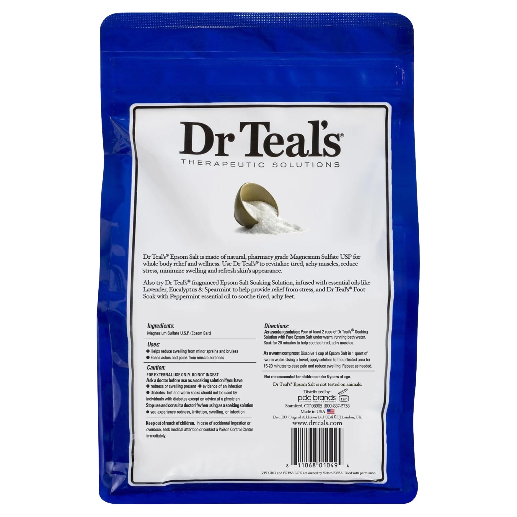 Pure Epsom Salt Therapeutic Soak, 6 Lbs. (2 Pack)