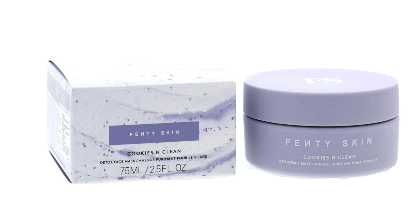 Cookies N Clean Whipped Clay Pore Detox Face Mask with Salicylic Acid + Charcoal 2.5 Oz/ 75 Ml