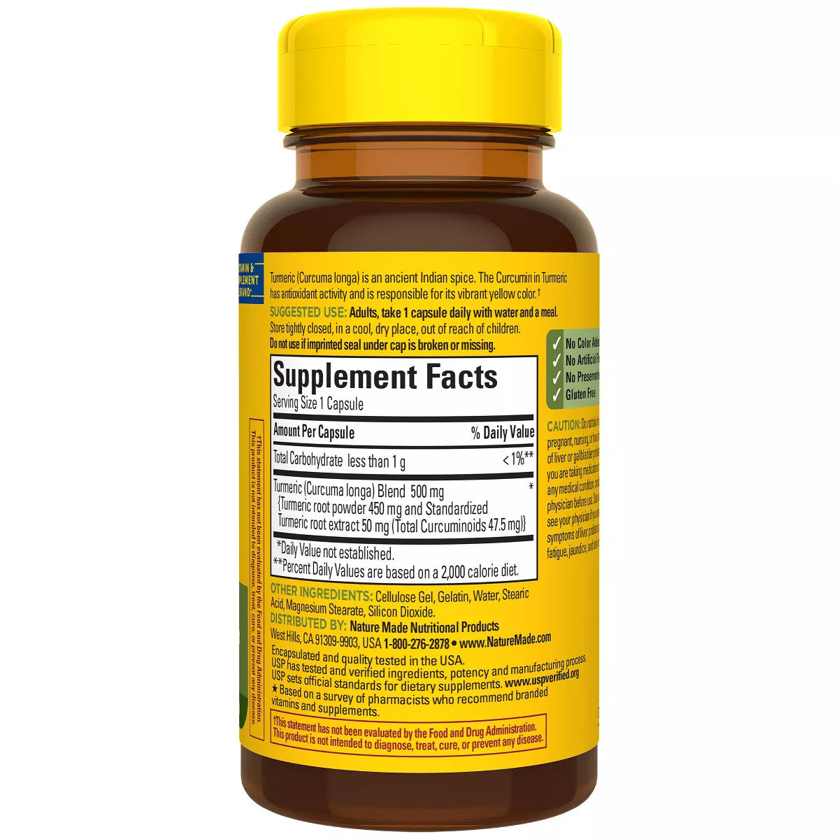 Nature Made Turmeric Curcumin Capsules