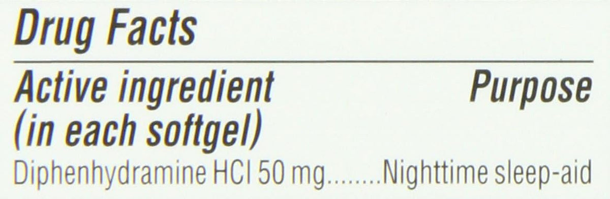 Sleepgels, Nighttime Sleep-Aid, Diphenhydramine HCI 50 Mg, 32 Softgels