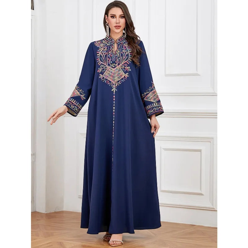 Luxury Abaya Diamond Caftan Dress