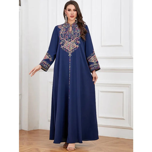 Luxury Abaya Diamond Caftan Dress