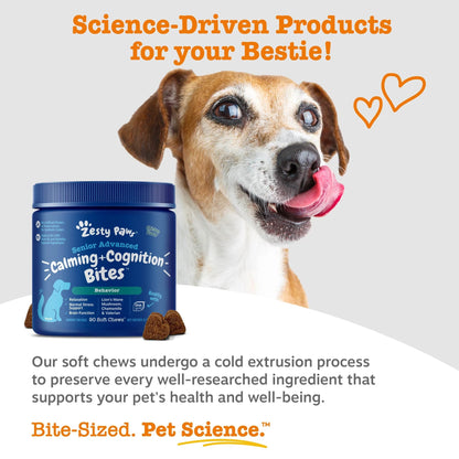 Senior Advanced Cognition Bites Chicken Flavor Dog Supplement, 90 Count