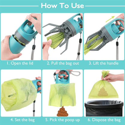 Portable Pooper Scooper Built-in Poop Bag Dispenser - Zayd’s Department Store