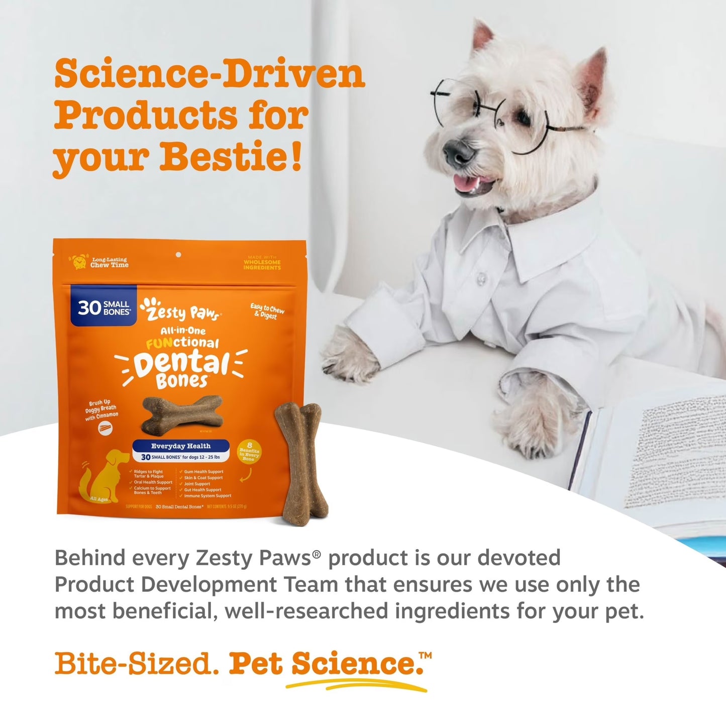 Dental Bones 30Ct for Small Dog