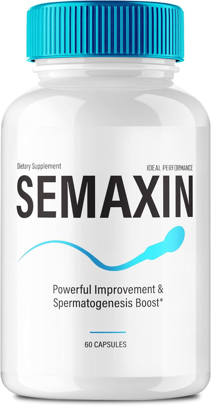 Semaxin Capsules, Official Semaxin Supplement Pills, Overall Health and Wellness Reviews (60 Capsules)