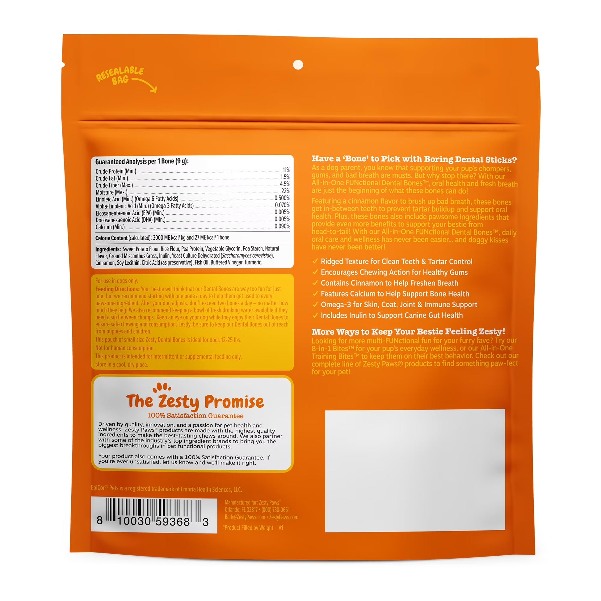 Dental Bones 30Ct for Small Dog