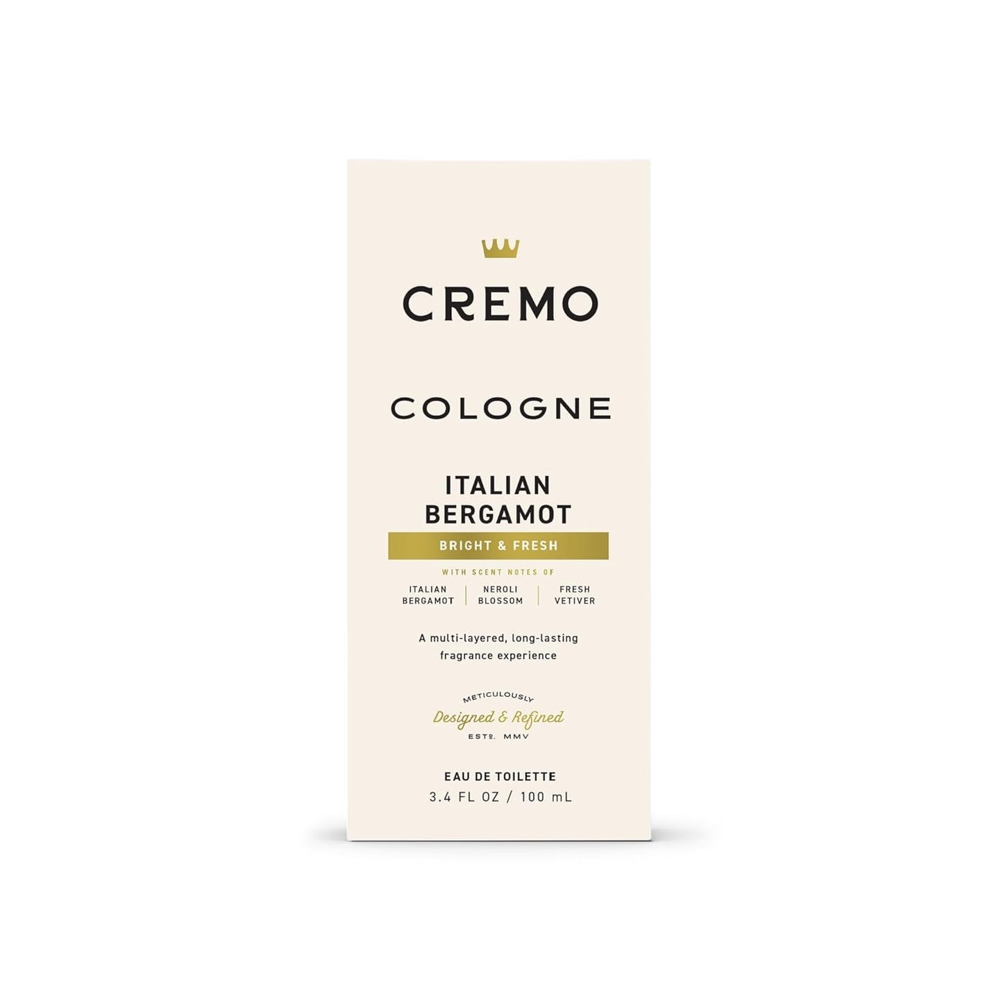Cologne for Men - Italian Bergamot Mens Cologne Spray, a Combination of Italian Bergamot, Neroli Blossom, and Fresh Vetiver, Multi-Layered Signature Men'S Fragrances, 3.4 Fl Oz