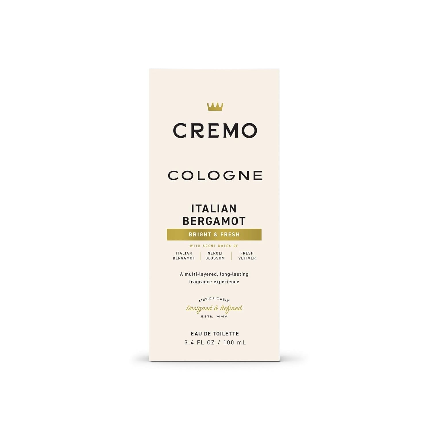 Cologne for Men - Italian Bergamot Mens Cologne Spray, a Combination of Italian Bergamot, Neroli Blossom, and Fresh Vetiver, Multi-Layered Signature Men'S Fragrances, 3.4 Fl Oz
