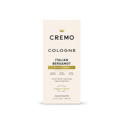 Cologne for Men - Italian Bergamot Mens Cologne Spray, a Combination of Italian Bergamot, Neroli Blossom, and Fresh Vetiver, Multi-Layered Signature Men'S Fragrances, 3.4 Fl Oz