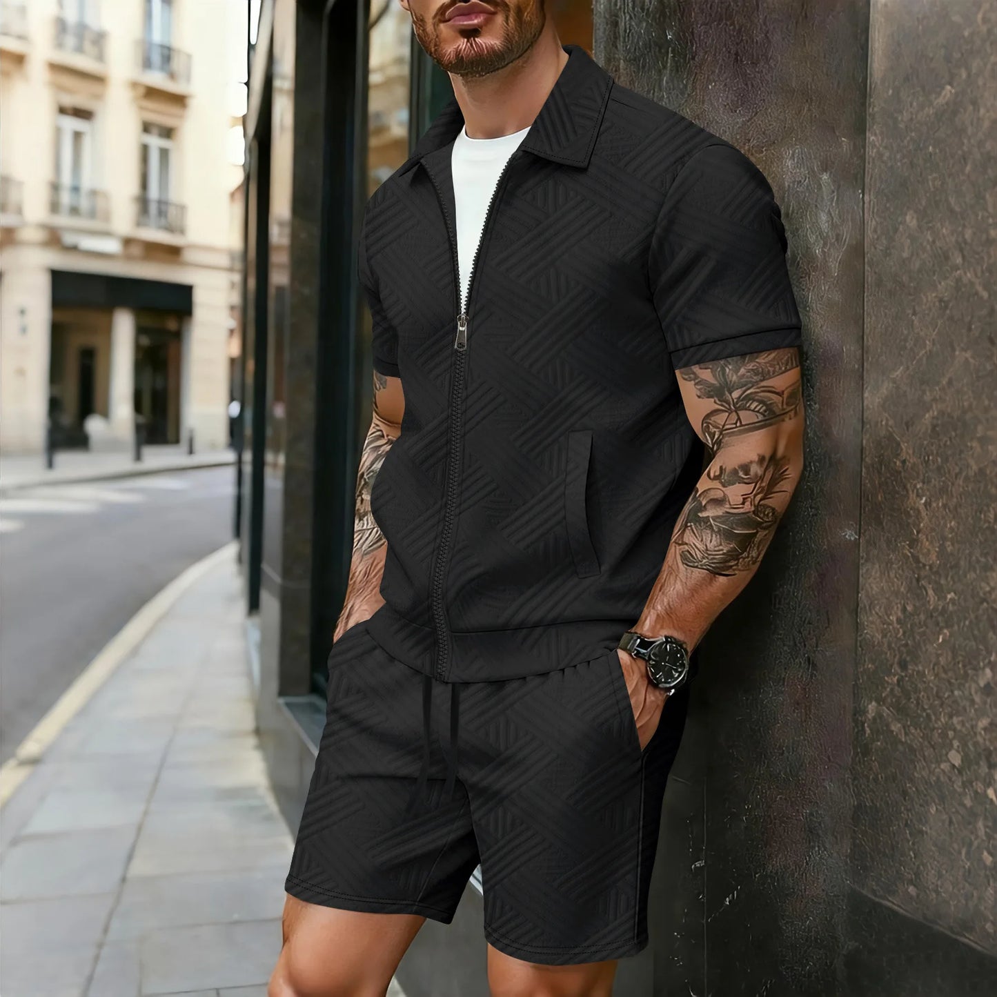 Luxurious Two-Piece Sportswear Set